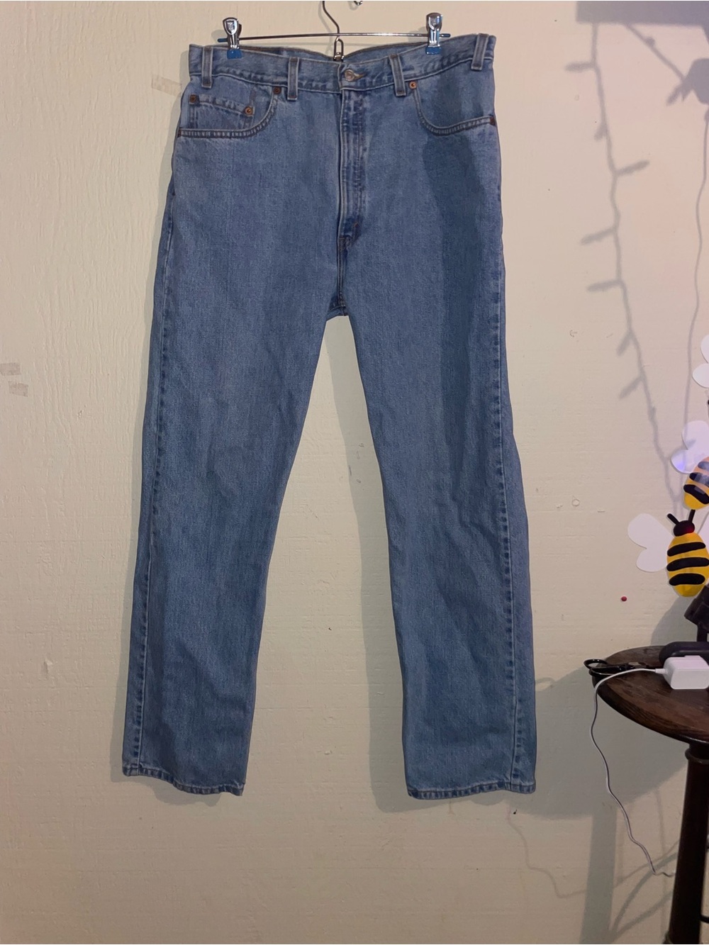 Vintage Levi’s 505 light wash jeans
